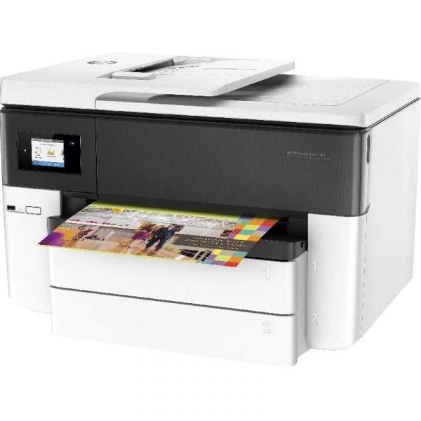 طابعة أتش بى أوفيس جيت برو متعددة الوظائف, مسح ضوئي, نسخ, فاكس 7740, HP Office Jet Pro All-in-One A3‏