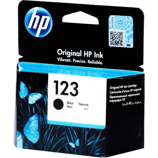 خرطوشة طباعة حبرية HP 123‏ أصلية سوداء - F6V17AE